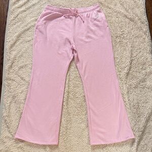 Pink sweat pants size XL